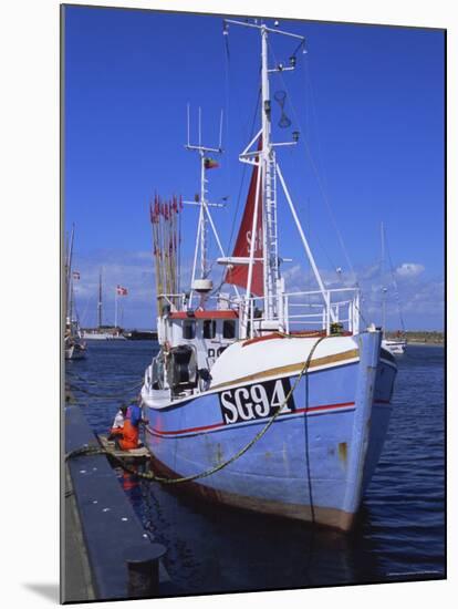 Fishing Boat, Island of Aero, Denmark, Scandinavia, Europe-Robert Harding-Mounted Photographic Print