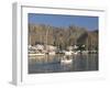 Fishing Boat Leaving Harbour, Puerto Pollensa, Mallorca (Majorca), Spain, Mediterranean-Ruth Tomlinson-Framed Photographic Print