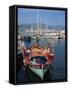 Fishing Boat Moored in the Harbour at Ajaccio, Island of Corsica, France, Mediterranean, Europe-Thouvenin Guy-Framed Stretched Canvas