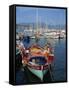 Fishing Boat Moored in the Harbour at Ajaccio, Island of Corsica, France, Mediterranean, Europe-Thouvenin Guy-Framed Stretched Canvas