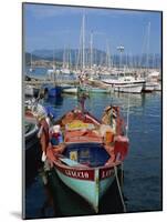 Fishing Boat Moored in the Harbour at Ajaccio, Island of Corsica, France, Mediterranean, Europe-Thouvenin Guy-Mounted Photographic Print