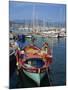 Fishing Boat Moored in the Harbour at Ajaccio, Island of Corsica, France, Mediterranean, Europe-Thouvenin Guy-Mounted Photographic Print