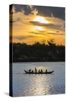 Fishing Boat Near the Village of Angkor Ban-Michael Nolan-Stretched Canvas