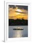 Fishing Boat Near the Village of Angkor Ban-Michael Nolan-Framed Photographic Print