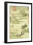 Fishing Boat on a Willow Bank-Wang Hui-Framed Giclee Print