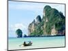 Fishing Boat on Ko Phi Phi Island, Andaman Sea, Thailand, Southeast Asia, Asia-Nico Tondini-Mounted Photographic Print