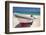 Fishing Boat on Playa Del Carmen, Mexico-George Oze-Framed Photographic Print