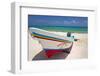 Fishing Boat on Playa Del Carmen, Mexico-George Oze-Framed Photographic Print