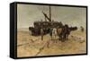 Fishing Boat on the Beach, 1882-Anton Mauve-Framed Stretched Canvas