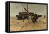 Fishing Boat on the Beach, 1882-Anton Mauve-Framed Stretched Canvas