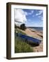 Fishing Boat on the Beach at Carnoustie, Angus, Scotland, United Kingdom, Europe-Mark Sunderland-Framed Photographic Print