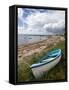 Fishing Boat on the Beach at Carnoustie, Angus, Scotland, United Kingdom, Europe-Mark Sunderland-Framed Stretched Canvas