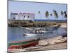 Fishing Boat on the Beach at Ilha Do Mozambique-Julian Love-Mounted Photographic Print