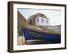 Fishing Boat on the Beach, England, UK. Whitstable is Popular for It's Oyster and Fish Restaurants.-Jean Brooks-Framed Photographic Print