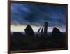 Fishing Boat Passing Figures on a beach by the Baltic-Caspar David Friedrich-Framed Giclee Print