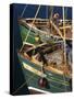 Fishing Boat Prows-Bo Zaunders-Stretched Canvas