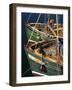 Fishing Boat Prows-Bo Zaunders-Framed Photographic Print