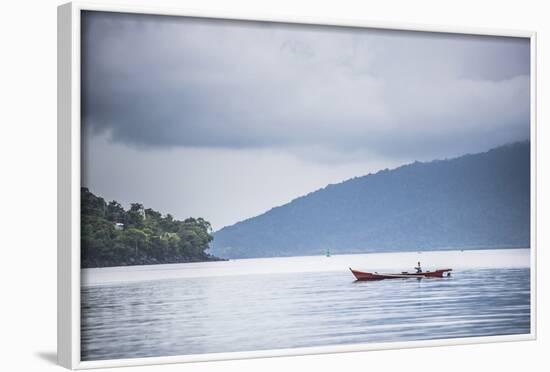 Fishing Boat, Pulau Weh Island, Aceh Province, Sumatra, Indonesia, Southeast Asia, Asia-Matthew Williams-Ellis-Framed Photographic Print