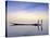 Fishing Boat Reflected on Inle Lake, Burma-Brian McGilloway-Stretched Canvas