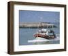 Fishing Boat Returning from Fishing, Deauville, Normandy, France-Guy Thouvenin-Framed Photographic Print