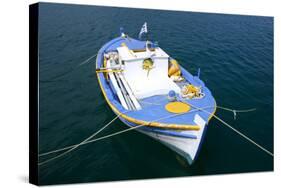 Fishing Boat, Sami, Kefalonia, Greece-Peter Thompson-Stretched Canvas