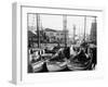 Fishing Boat Sitka and Others Moored at Seattle Docks-Ray Krantz-Framed Photographic Print