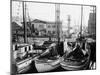 Fishing Boat Sitka and Others Moored at Seattle Docks-Ray Krantz-Mounted Photographic Print