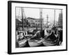 Fishing Boat Sitka and Others Moored at Seattle Docks-Ray Krantz-Framed Photographic Print