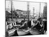 Fishing Boat Sitka and Others Moored at Seattle Docks-Ray Krantz-Mounted Photographic Print