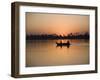 Fishing Boat, Sunset, River Nile, Egypt, North Africa, Africa-Philip Craven-Framed Photographic Print