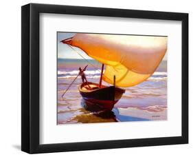 Fishing Boat-Arthur Rider-Framed Art Print