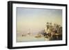 Fishing Boats and Barges on the Thames at Greenwich-Carl Neumann-Framed Giclee Print