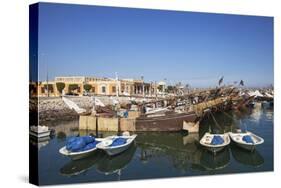 Fishing Boats and Dhows in the Old Ships Port, Kuwait City, Kuwait, Middle East-Jane Sweeney-Stretched Canvas