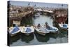 Fishing Boats and Dhows in the Old Ships Port, Kuwait City, Kuwait, Middle East-Jane Sweeney-Stretched Canvas