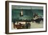Fishing Boats and Fishermen-Edouard Manet-Framed Giclee Print