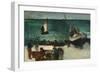 Fishing Boats and Fishermen-Edouard Manet-Framed Giclee Print