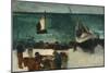 Fishing Boats and Fishermen-Edouard Manet-Mounted Giclee Print