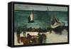 Fishing Boats and Fishermen-Edouard Manet-Framed Stretched Canvas