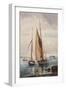 Fishing Boats and Steamship-Giacinto Gigante-Framed Premium Giclee Print