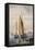 Fishing Boats and Steamship-Giacinto Gigante-Framed Stretched Canvas