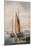 Fishing Boats and Steamship-Giacinto Gigante-Mounted Giclee Print