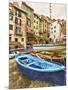 Fishing Boats are Parked in Streets Each Night, Manarola, Cinque Terre, Tuscany, Italy-Richard Duval-Mounted Photographic Print