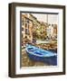 Fishing Boats are Parked in Streets Each Night, Manarola, Cinque Terre, Tuscany, Italy-Richard Duval-Framed Photographic Print