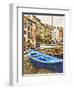 Fishing Boats are Parked in Streets Each Night, Manarola, Cinque Terre, Tuscany, Italy-Richard Duval-Framed Photographic Print