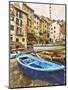 Fishing Boats are Parked in Streets Each Night, Manarola, Cinque Terre, Tuscany, Italy-Richard Duval-Mounted Photographic Print