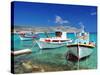 Fishing Boats at Anopi Beach, Karpathos, Dodecanese, Greek Islands, Greece, Europe-Sakis Papadopoulos-Stretched Canvas
