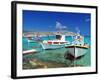 Fishing Boats at Anopi Beach, Karpathos, Dodecanese, Greek Islands, Greece, Europe-Sakis Papadopoulos-Framed Photographic Print