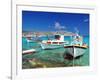 Fishing Boats at Anopi Beach, Karpathos, Dodecanese, Greek Islands, Greece, Europe-Sakis Papadopoulos-Framed Photographic Print