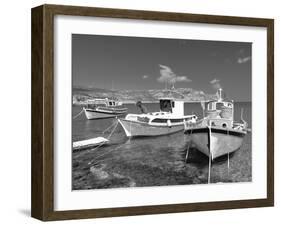 Fishing Boats at Anopi Beach, Karpathos, Dodecanese, Greek Islands, Greece, Europe-Sakis Papadopoulos-Framed Photographic Print