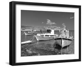 Fishing Boats at Anopi Beach, Karpathos, Dodecanese, Greek Islands, Greece, Europe-Sakis Papadopoulos-Framed Photographic Print